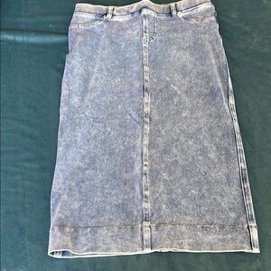 Hard Tail Small Denim Blue Skirt - Stretchy Casual. Super Comfortable!